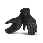 R-TECH GLAMOUR Black Leather Motorcycle Gloves – Maximomoto PT