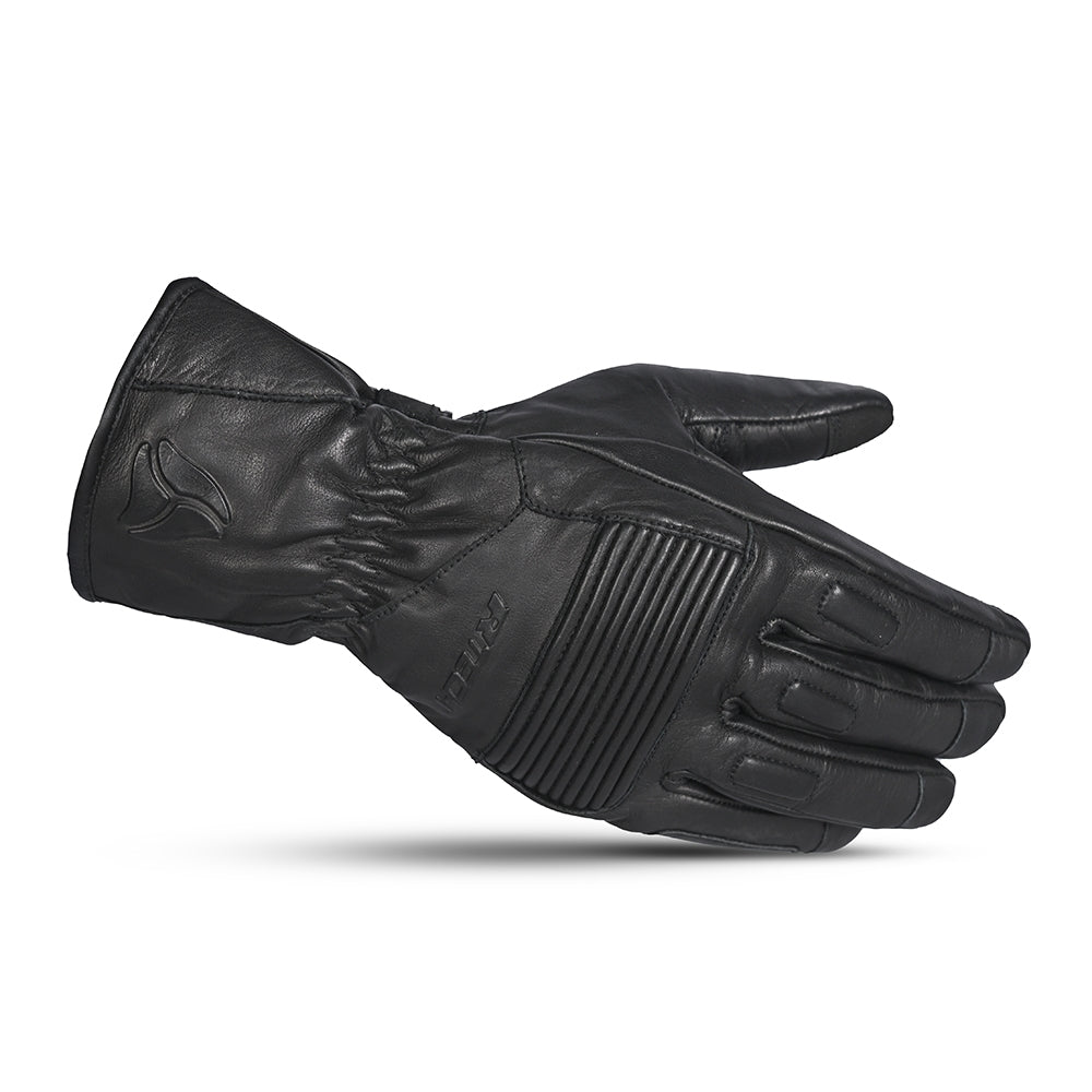 R-TECH GLAMOUR Black Leather Motorcycle Gloves – 3 – Maximomoto PT