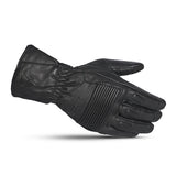 R-TECH GLAMOUR Moto Couro Luvas Preto