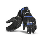 R-TECH ROBO Motorcycle Leather Men's Gloves Black Blue – Maximomoto PT
