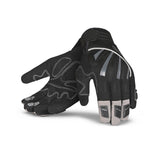 SHUA Moto Luvas Textil Swispo Estilo Preto
