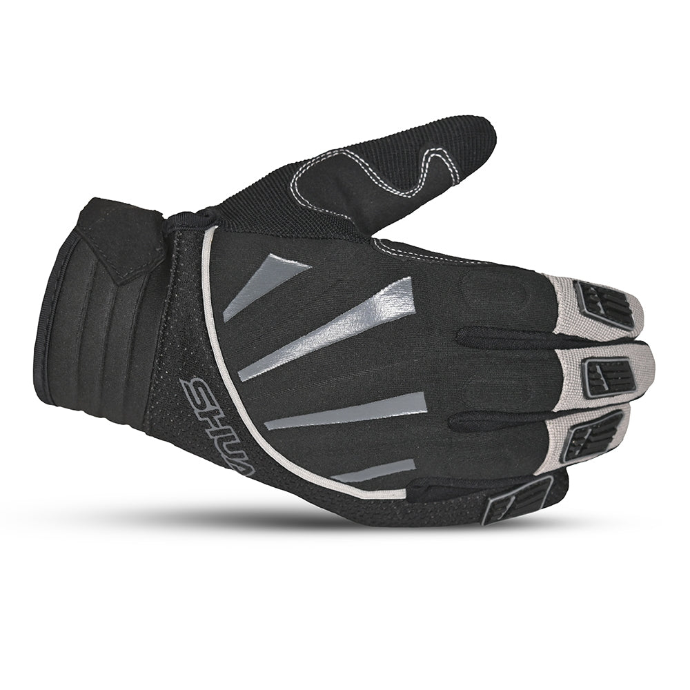 SHUA Moto Luvas Textil Swispo Estilo Preto
