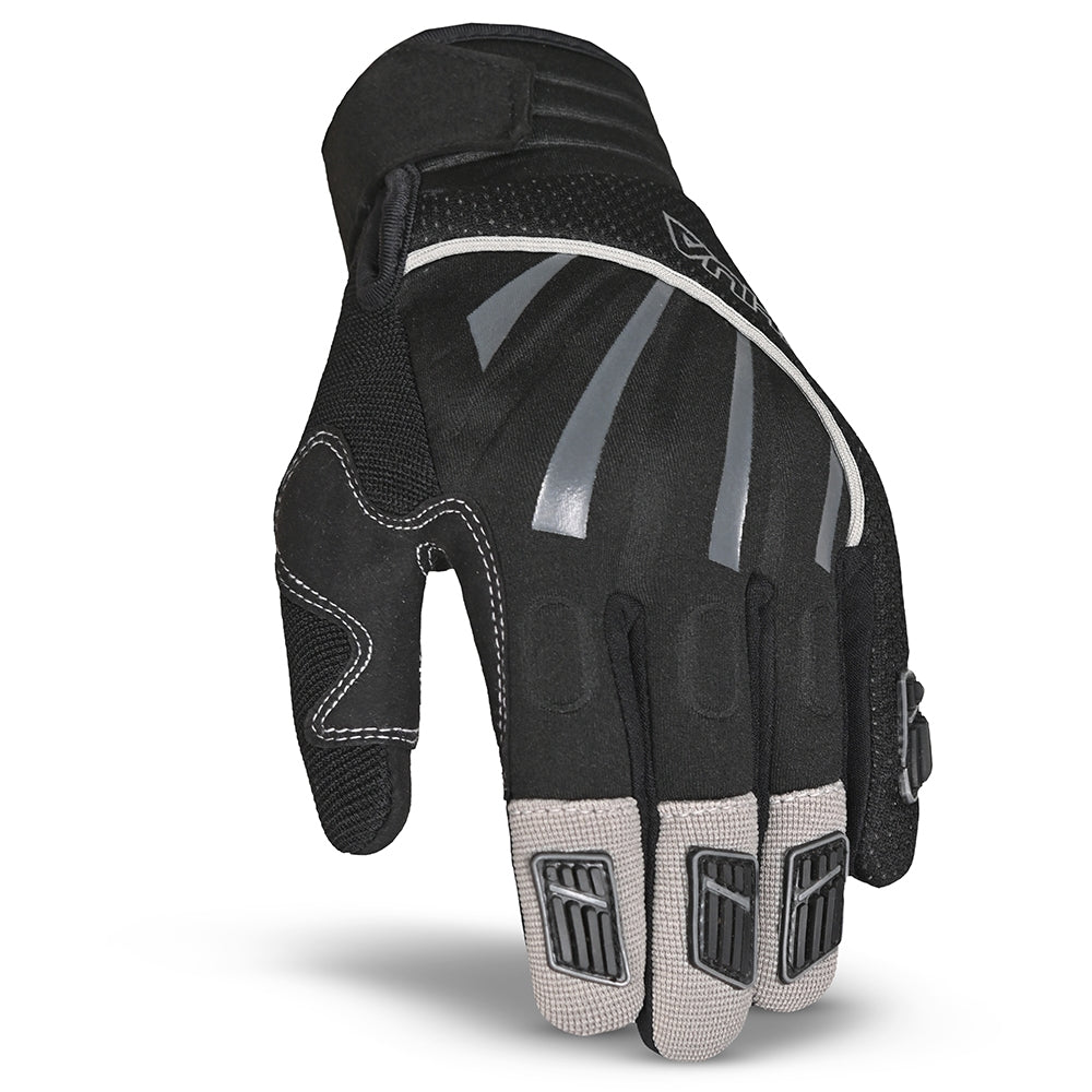 SHUA Moto Luvas Textil Swispo Estilo Preto