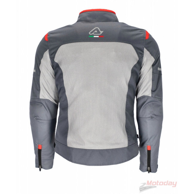 ACERBIS - casacos CE ON ROAD RUBY LADY GRIGIO/ROSSO – 2 – Maximomoto PT