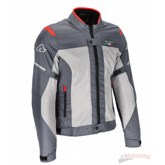 ACERBIS - casacos CE ON ROAD RUBY LADY GRIGIO/ROSSO – 3 – Maximomoto PT