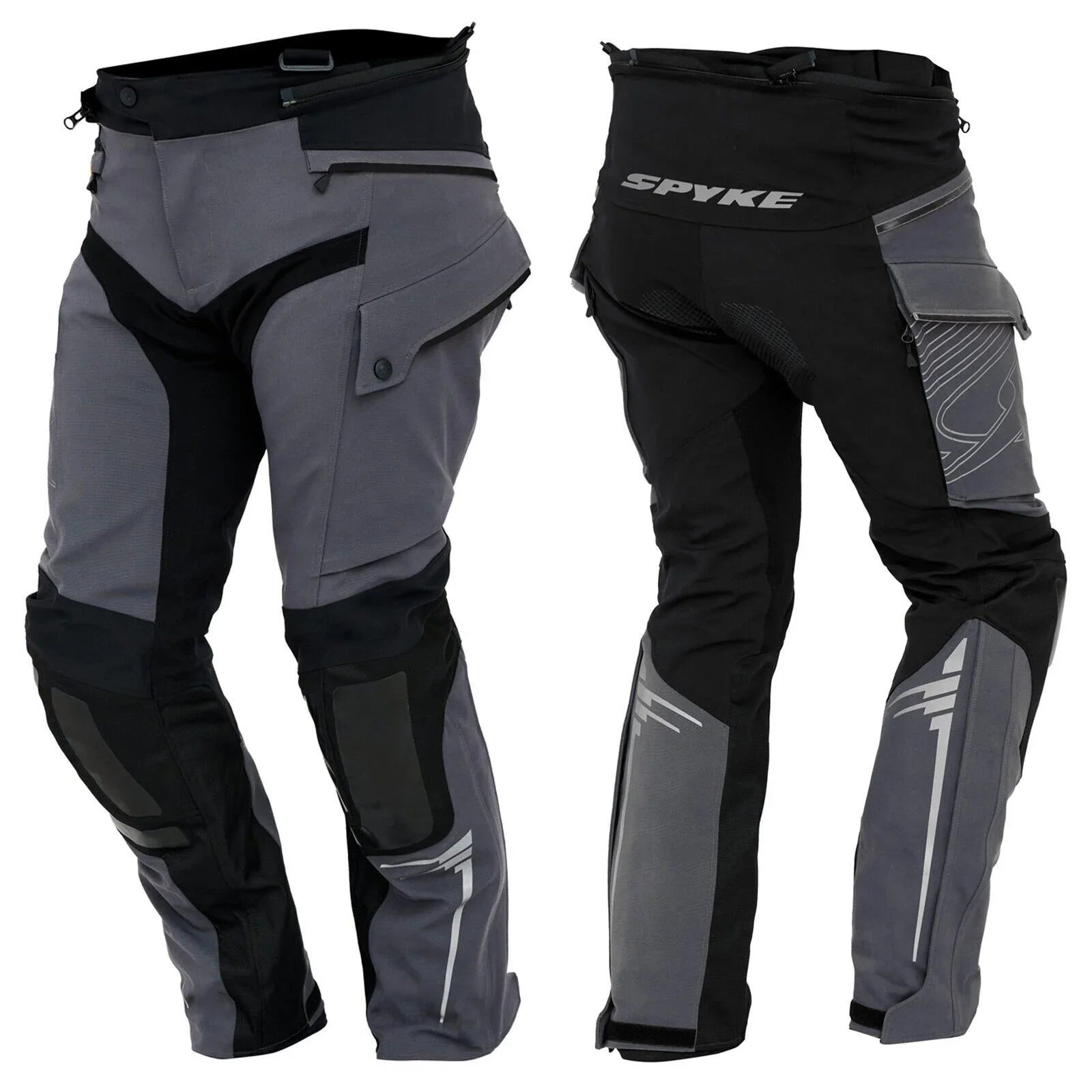 SPYKE - ARTICA DRY TECNO PANTS DARK GRAY/BLACK - SECURTEX MOTOR S.L (t/a MaximoMoto)