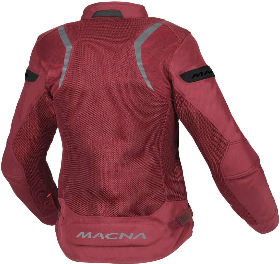 MACNA VELOTURA Camo Moto Senhora Textil Casaco Bordéus