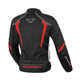 MACNA GRISCO Moto Senhora Textil Casacos Preto Branco Vermelho