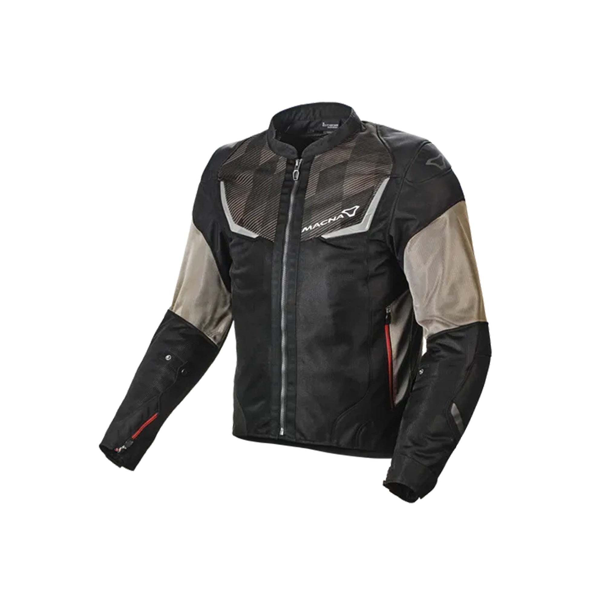 Macna Orcano Textile Men's Jackets Black/Brown/Red – 1 – Maximomoto PT