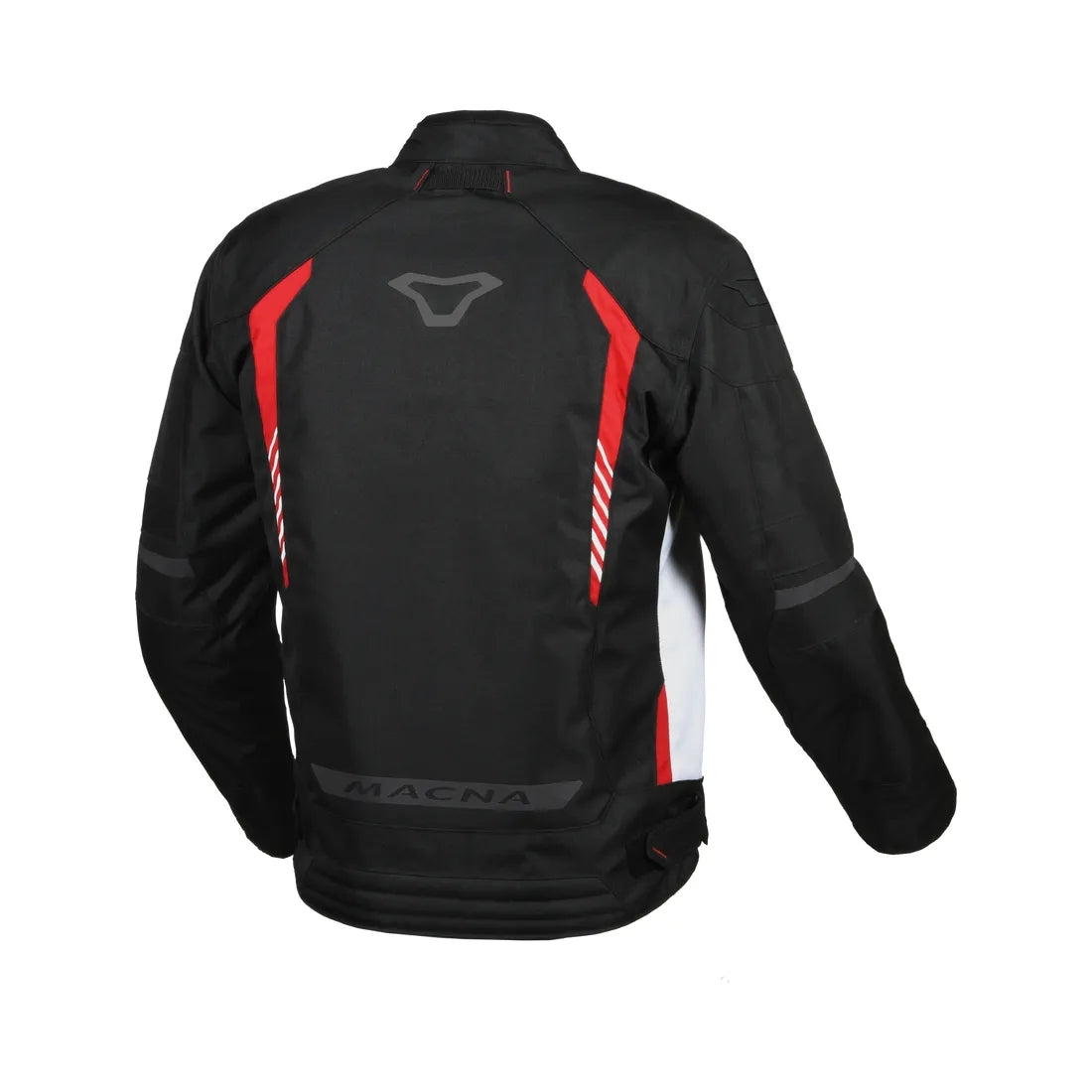 Macna Tazar waterproof textile jackets Black/white/red – 2 – Maximomoto PT