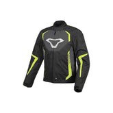 MACNA TAZAR Moto Impermeável Textil Casaco Preto Cinza Amarelo Neon