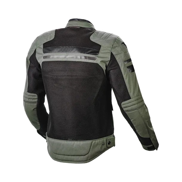 MACNA FLUENT NIGHT EYE Motorcycle Men's Textile Jackets Black Green – 2 – Maximomoto PT