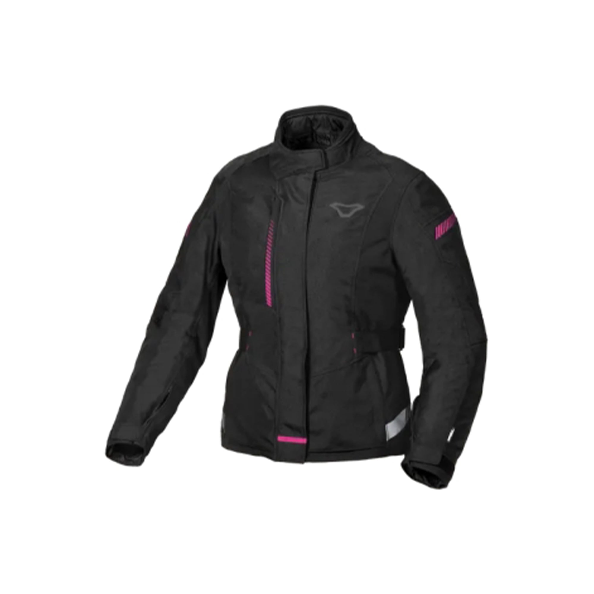 Macna Nivala waterproof textile jackets for women, black/pink. – 1 – Maximomoto PT