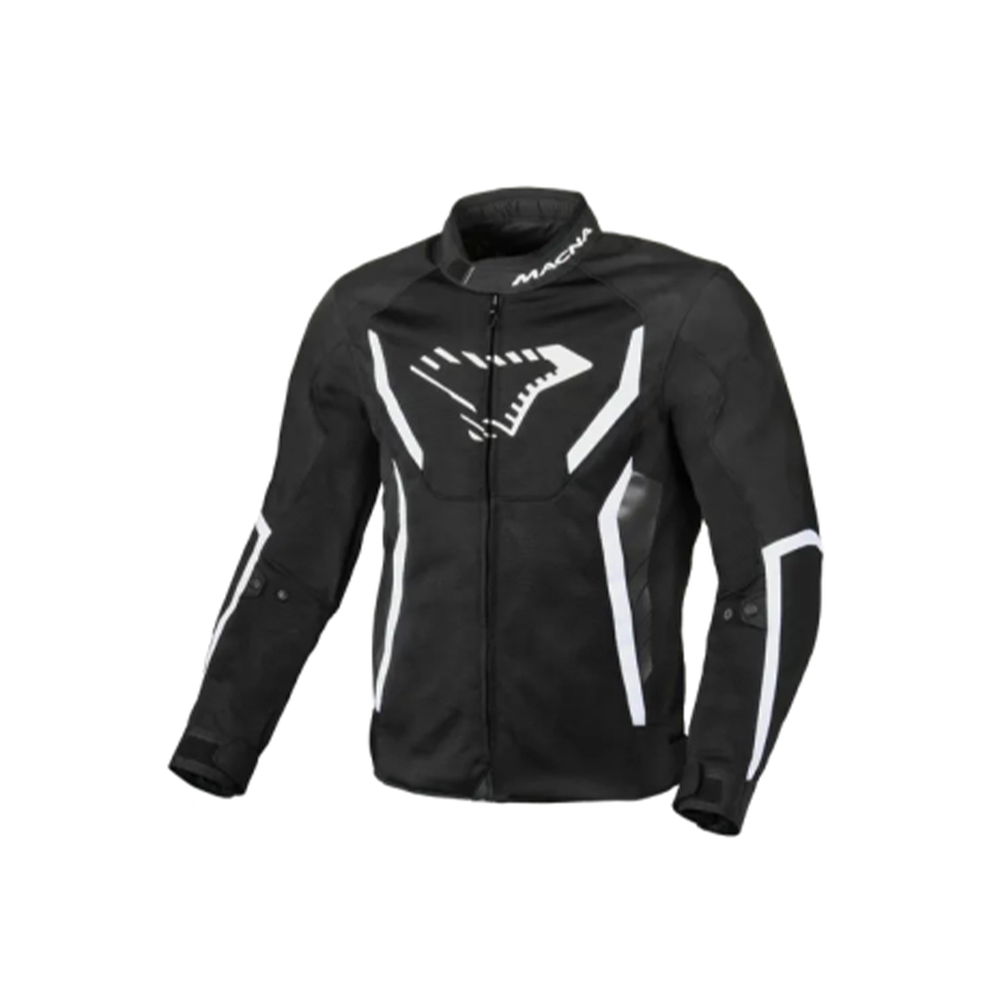 Macna Grisco Textile Men's Jackets Black/White – 1 – Maximomoto PT