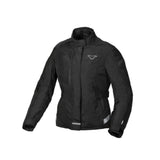 MACNA NIVALA Senhora Moto Impermeável Textil Casacos Áqua Preto