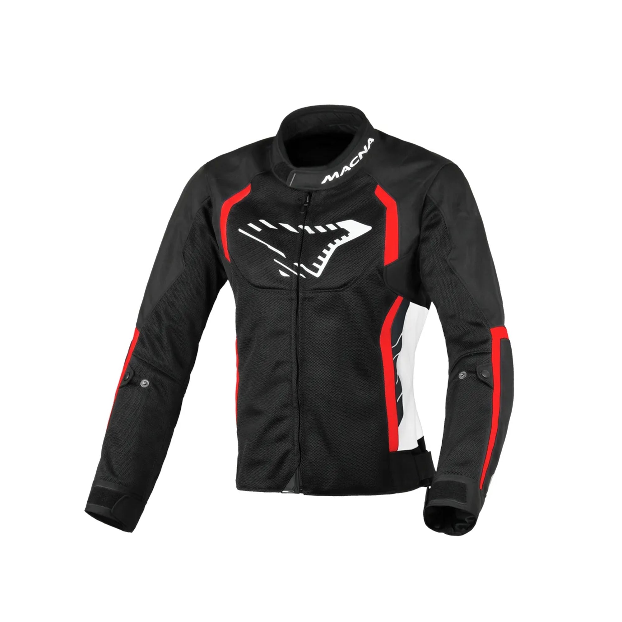 MACNA GRISCO Moto Senhora Textil Casacos Preto Branco Vermelho