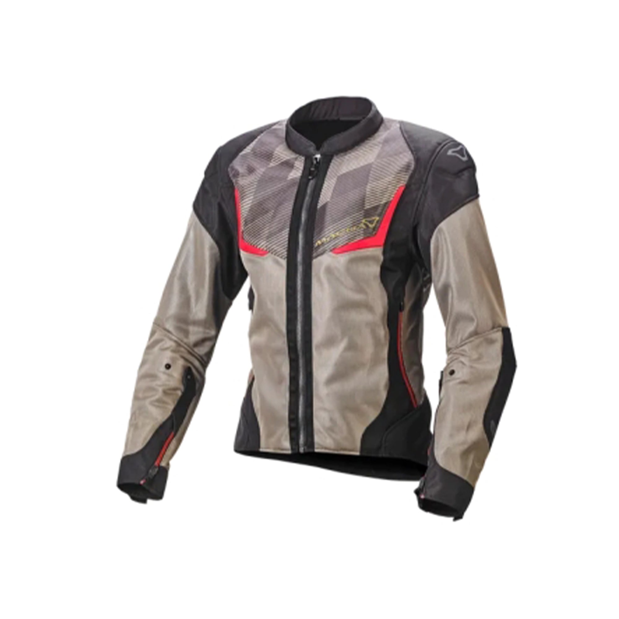 Macna Orcano Textile Lady Jackets Brown/Black/Red – 1 – Maximomoto PT