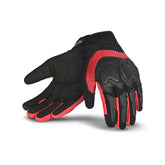 R-TECH CRUISER Motorcycle Textile Gloves Black Red – Maximomoto PT