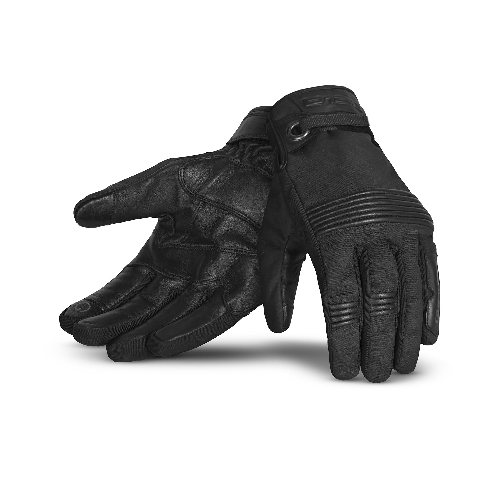 BELA MARS Homem Moto Textil Luvas Preto