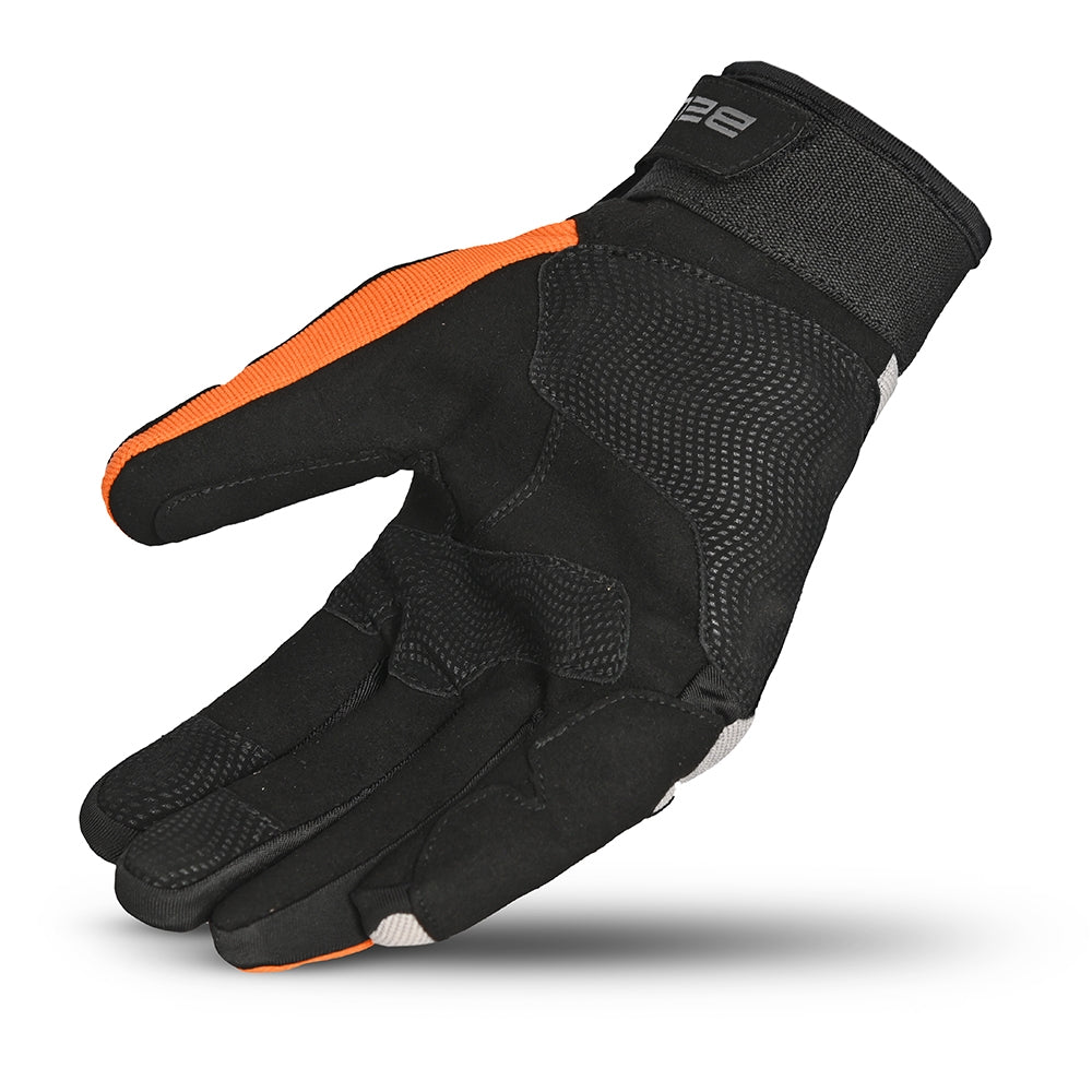 BELA ADVENTURE Textile Motorcycle Gloves Black Orange – 4 – Maximomoto PT
