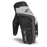BELA ADVENTURE Textil Moto Luvas Negro Gris