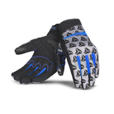 R-TECH LEOPARD Textile Motorcycle Gloves Black Blue – Maximomoto PT