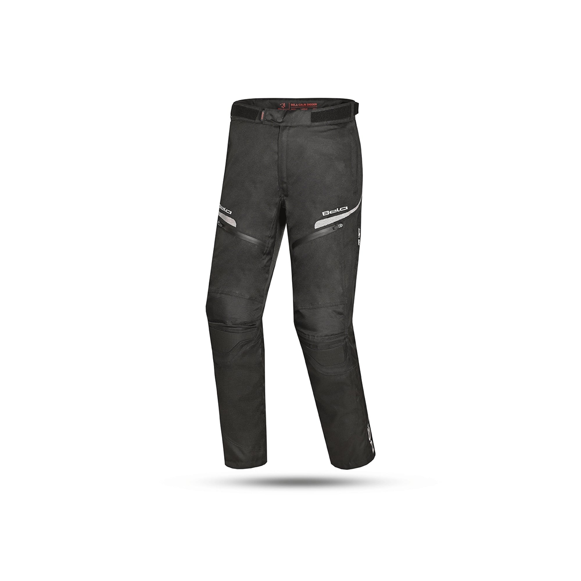 BELA CALM DIGGER Moto Homem Calcas Preto Vermelho 32L