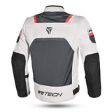 R-TECH - Chaqueta Textil Spiral Mesh Hielo/Negro/ Rojo - SECURTEX MOTOR S.L (t/a MaximoMoto)