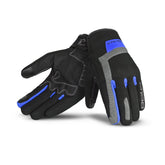 Linda Galaxy Winter WP Motorcycle Textile Gloves Black Blue – Maximomoto PT