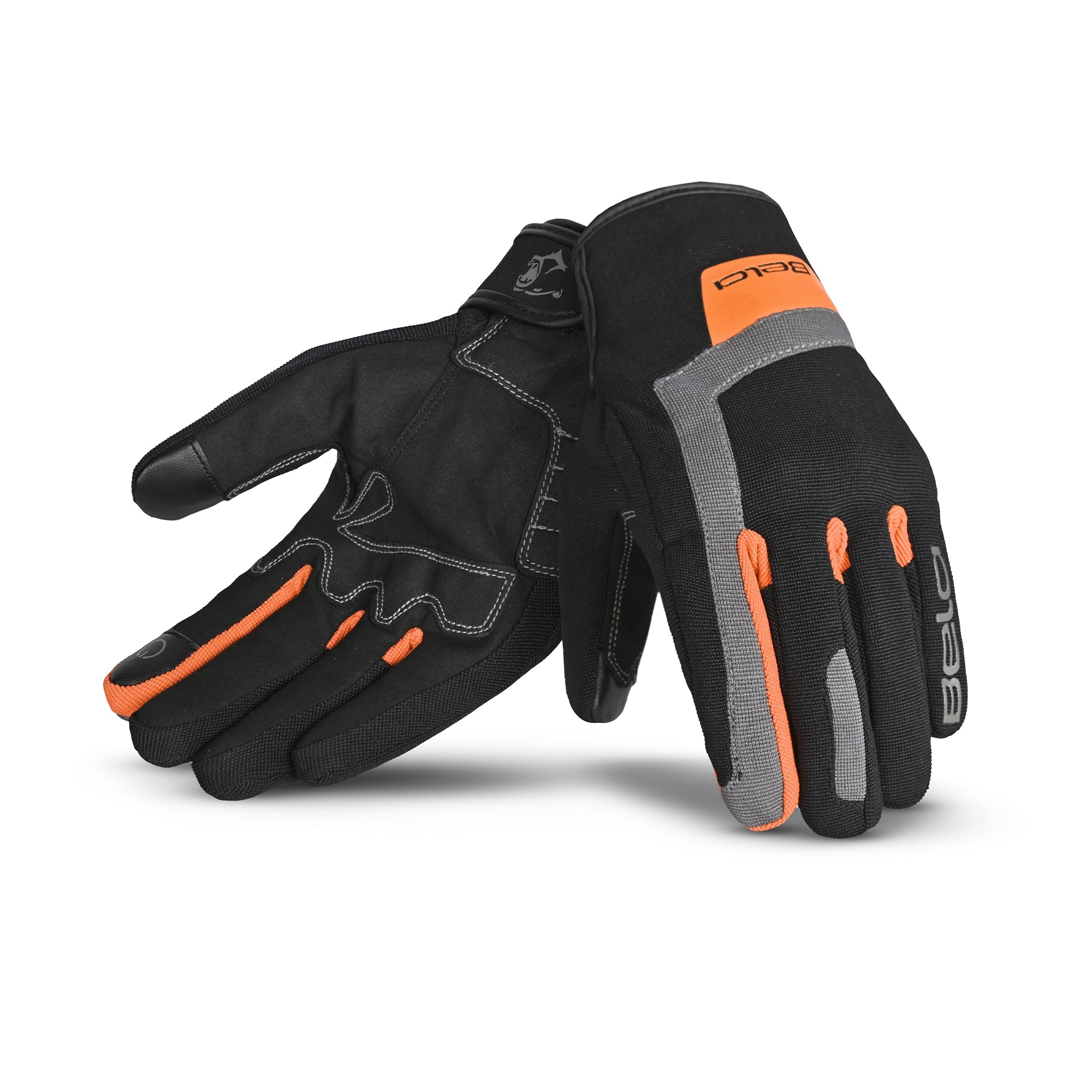 BELA Galaxy Winter WP Moto Gloves Black Orange – 1 – Maximomoto PT