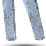 BELA JACK Jeans Moto Calcas Azul