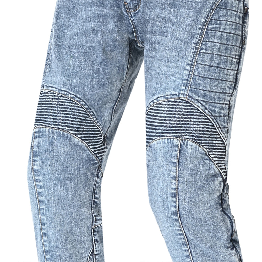 BELA JACK Jeans Moto Calcas Azul