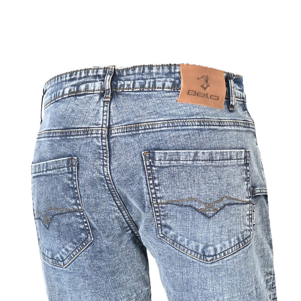 BELA JACK Jeans Moto Calcas Azul