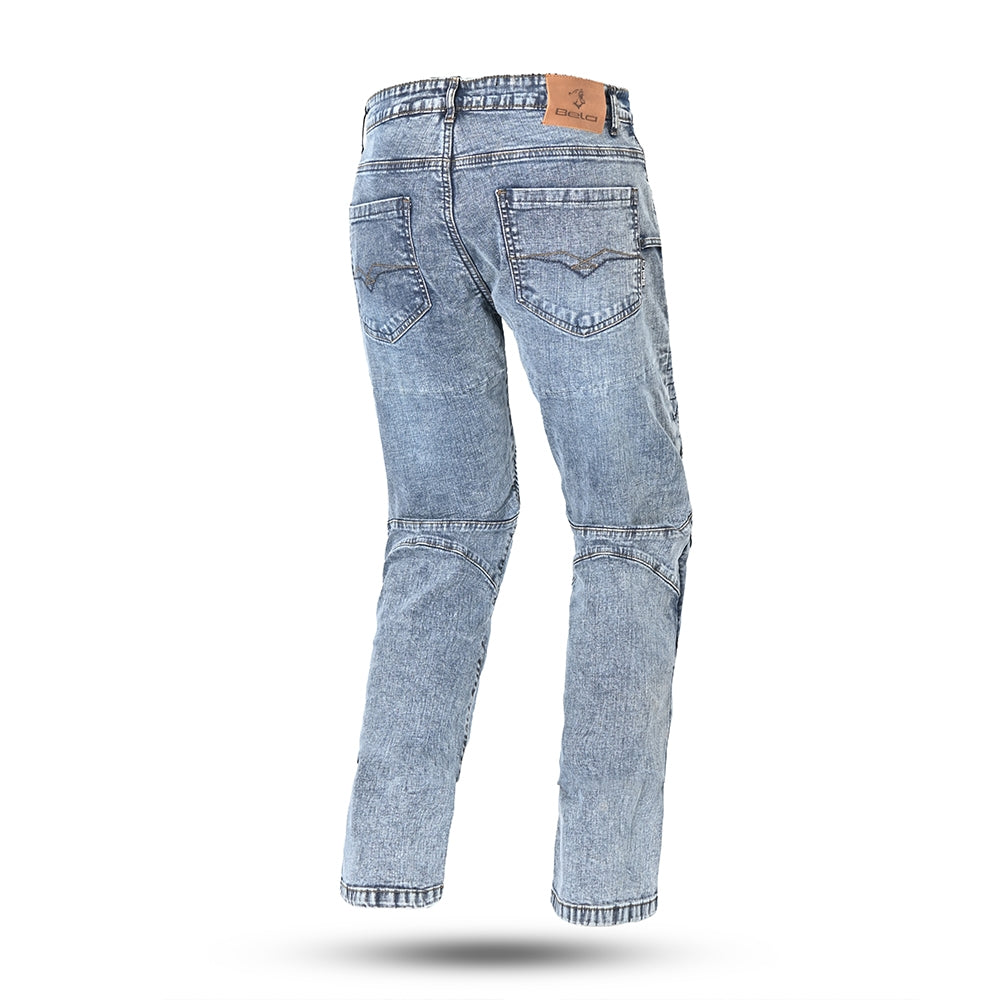 BELA JACK Jeans Moto Calcas Azul