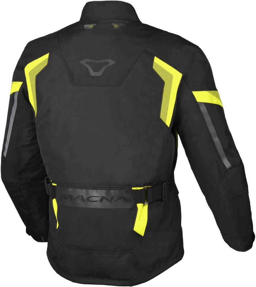 MACNA VAULTURE Moto Impermeável Textil Casacos Preto Amarelo Fluorescente – 2 – Maximomoto PT