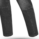 BELA PARKER Denim Jeans Moto Calcas Preto