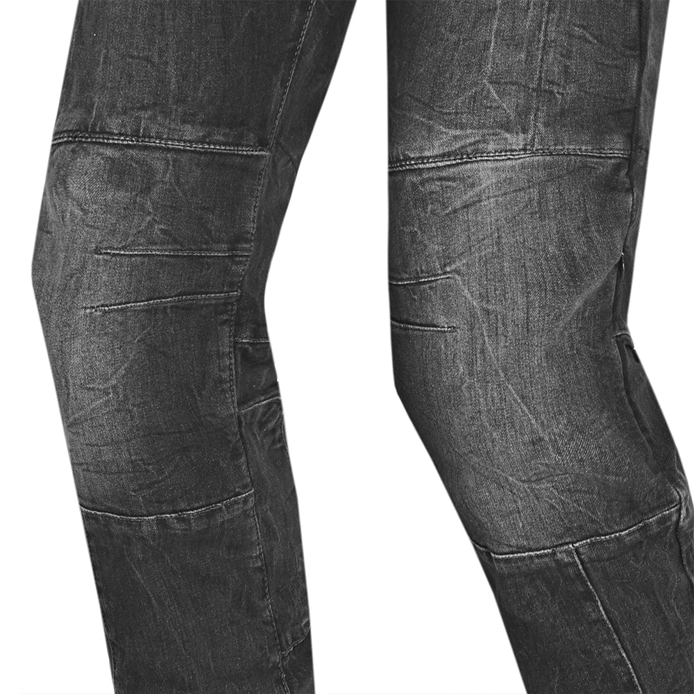 BELA PARKER Denim Jeans Moto Calcas Preto – 6 – Maximomoto PT
