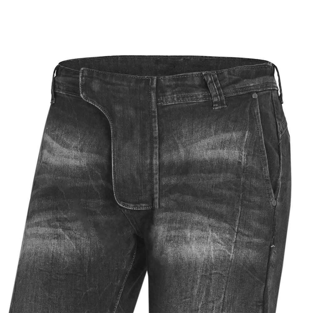 BELA PARKER Denim Jeans Moto Calcas Preto – 7 – Maximomoto PT