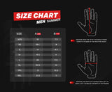 R-TECH CRUISER Moto Textil Luvas Preto Vermelho