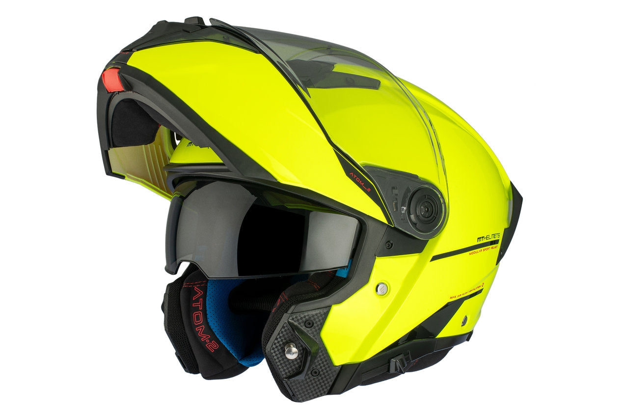 MT ATOM 2 SV SOLID A3 MOTOCICLO CAPACETE MODULAR INTEGRAL