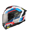 MT Atom 2 Sv Bast A0 Gloss Pearl Casco de motocicleta abatible