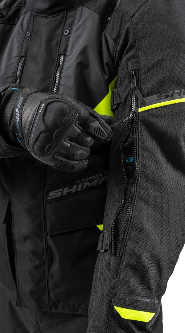 SHIMA RUNNER Moto Textil Homem Casacos Fluorescente
