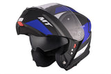 MT Genesis SV Cave A7 Casco frontal abatible mate para motocicleta