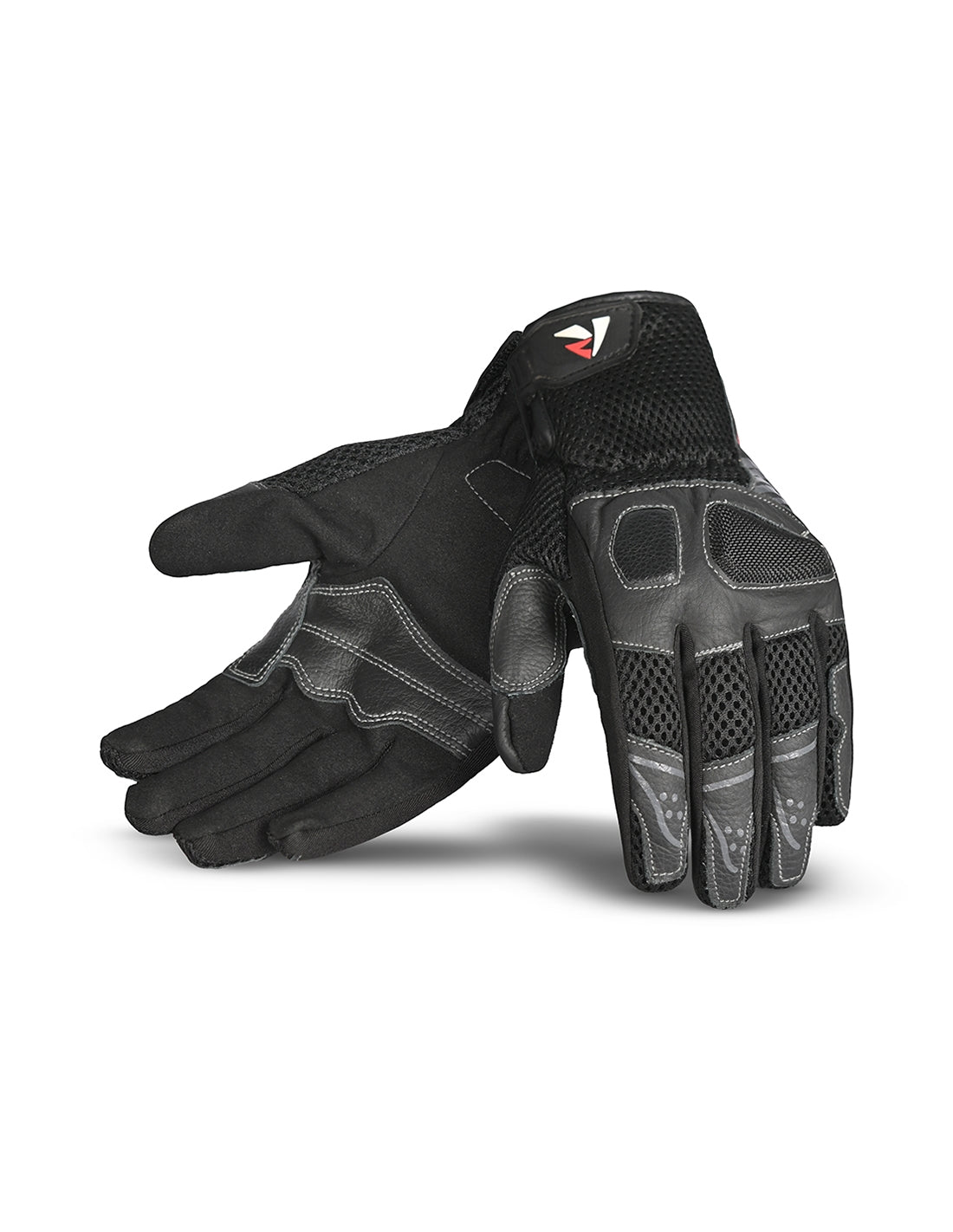 R-TECH PRIMA Black Leather Motorcycle Gloves – 1 – Maximomoto PT