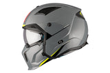 MT STREET FIGHTER SV SOLID A22 MOTO CAPACETE CINZA BRILLANT