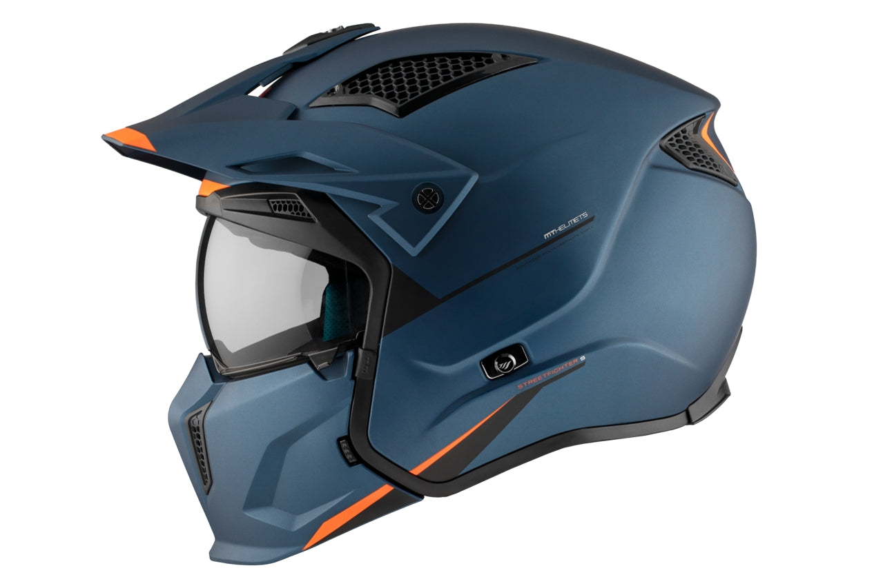 MT Streetfighter S SV SOLID A7 azul mate Casco modular deportivo – 2 – Maximomoto PT