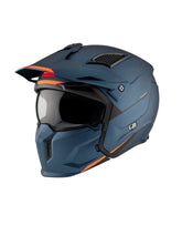 MT Streetfighter S SV SOLID A7 azul mate Casco modular deportivo – Maximomoto PT