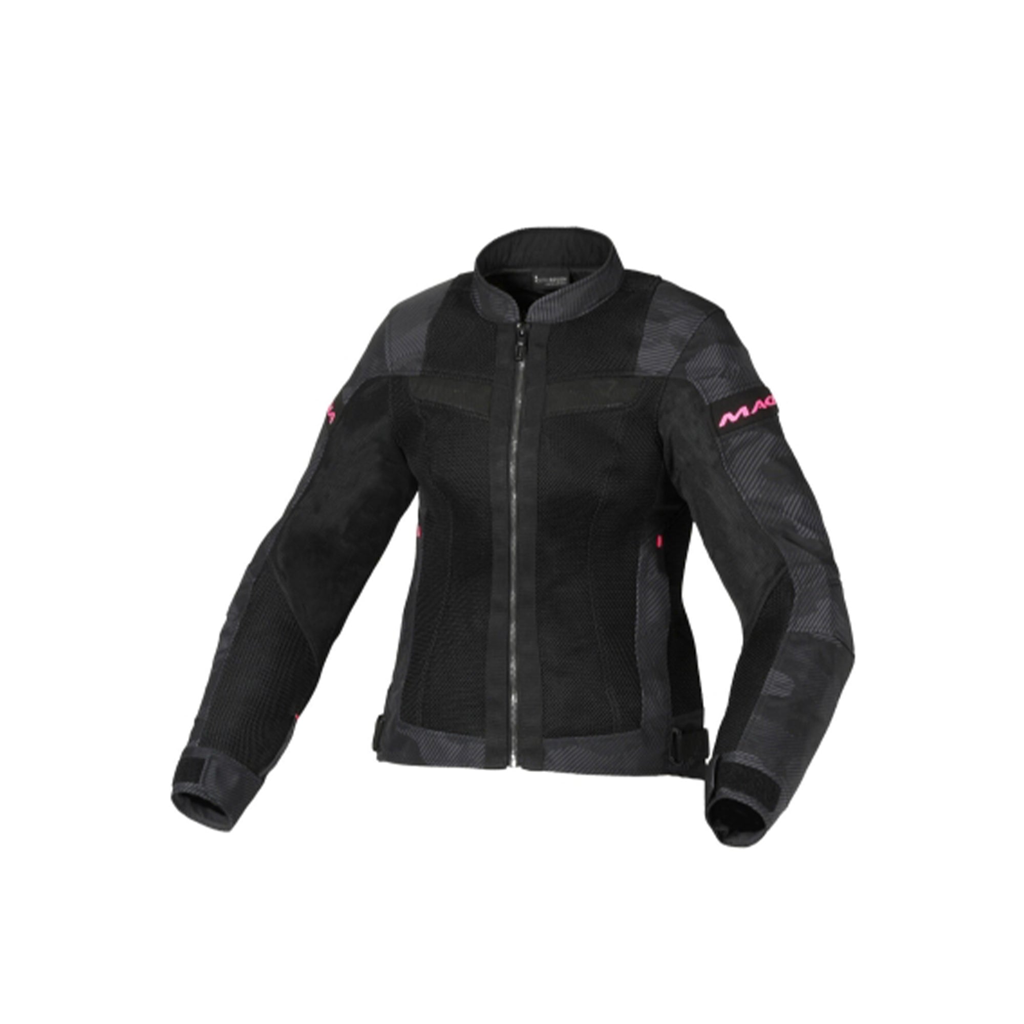 MACNA VELOTURA Moto Senhora Textil Casaco Camuflagem Cinza Preto