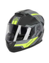 ACERBIS - Capacetes MODULAR SEREL 22.06 Preto/amarelo fluo – Maximomoto PT