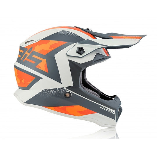 ACERBIS - CASCO IMPACT STEEL JUNIOR ARANCIO/GRIGIO – 3 – Maximomoto PT